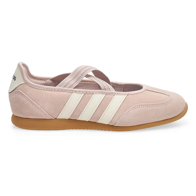 Women's Barreda Mary Jane Sneaker - White/Black/Gu