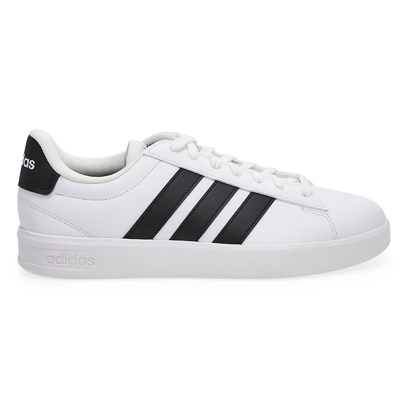 Men's Grand Court 3.0 Lace Up Sneaker - White/Blac