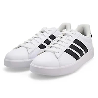 Men's Grand Court 3.0 Lace Up Sneaker - White/Blac