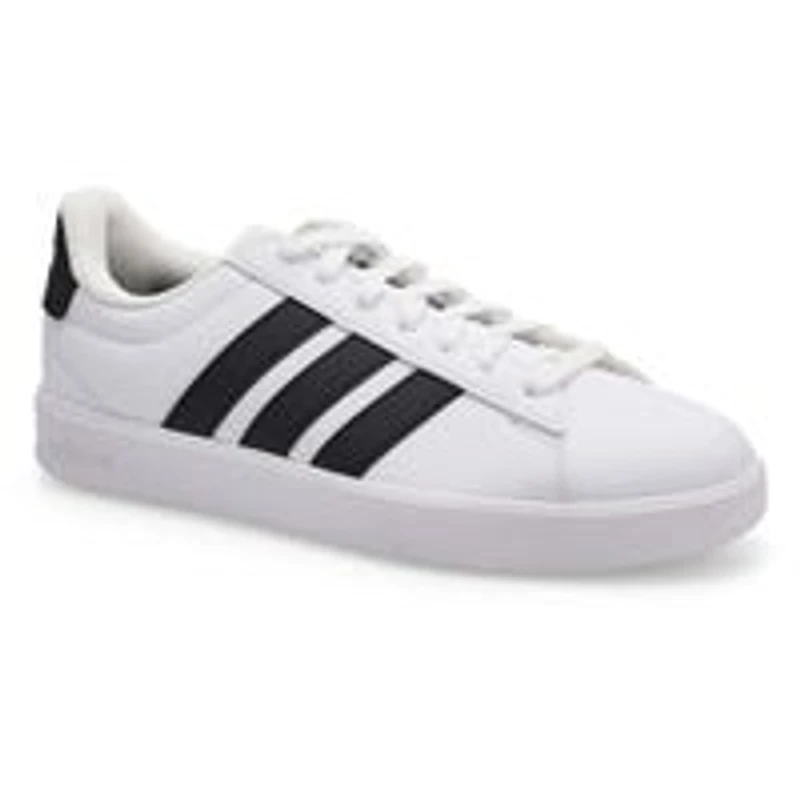 Baskets  lacets GRAND COURT 3.0, blanc/noir, homm