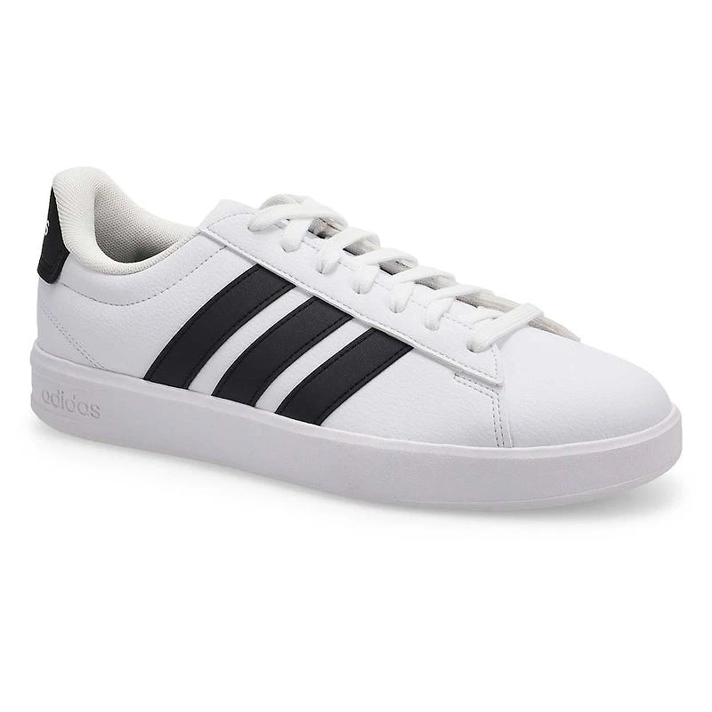 Baskets  lacets GRAND COURT 3.0, blanc/noir, homm