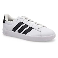 Baskets  lacets GRAND COURT 3.0, blanc/noir, homm