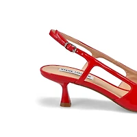 Escarpin  bride arrire LEGACI, rouge verni, femm