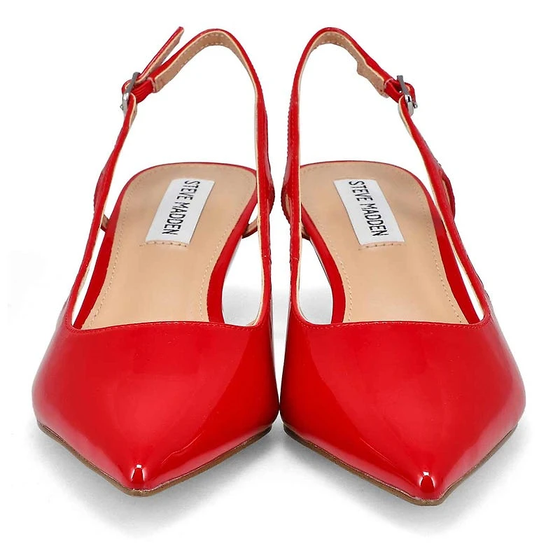 Escarpin  bride arrire LEGACI, rouge verni, femm