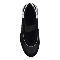 Women's Lettie Mary Jane Sneaker - Black/White