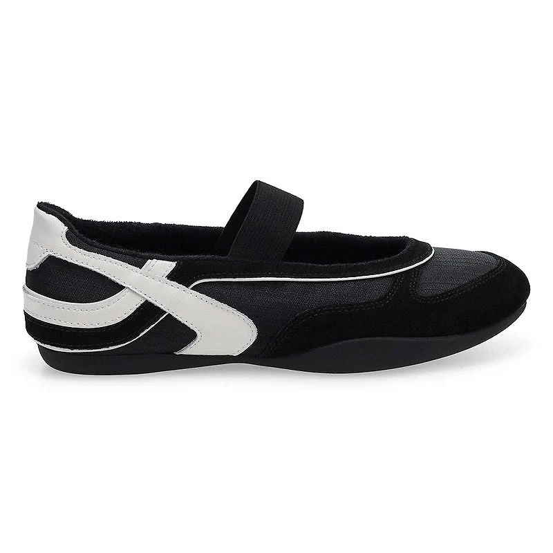 Women's Lettie Mary Jane Sneaker - Black/White