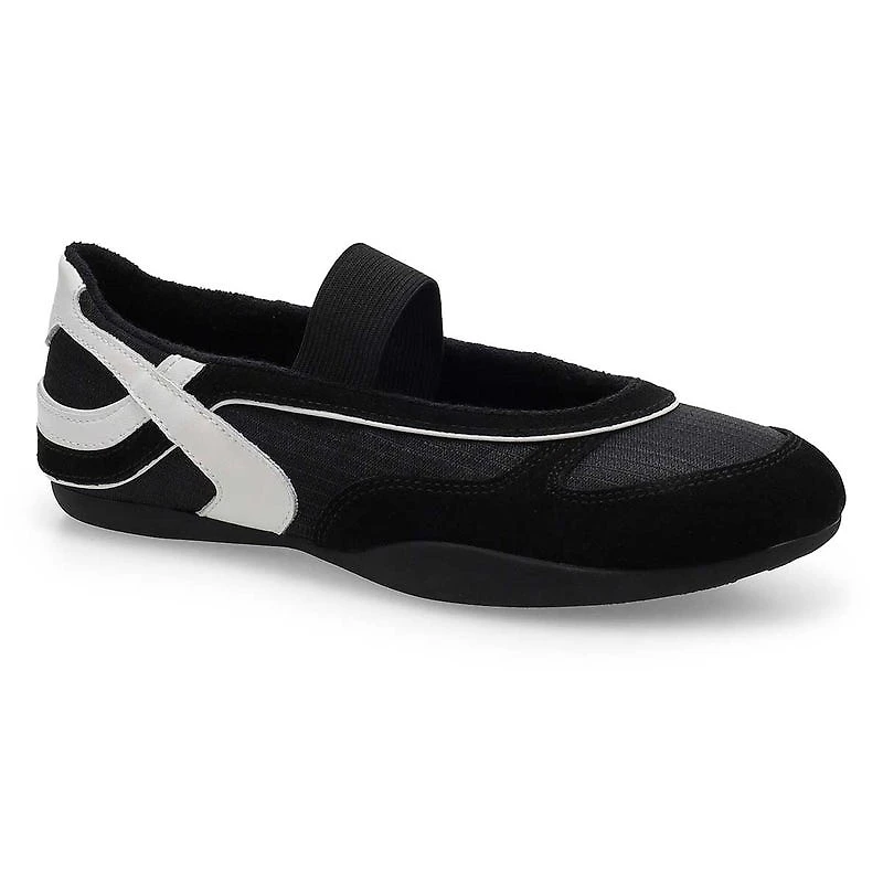 Women's Lettie Mary Jane Sneaker - Black/White