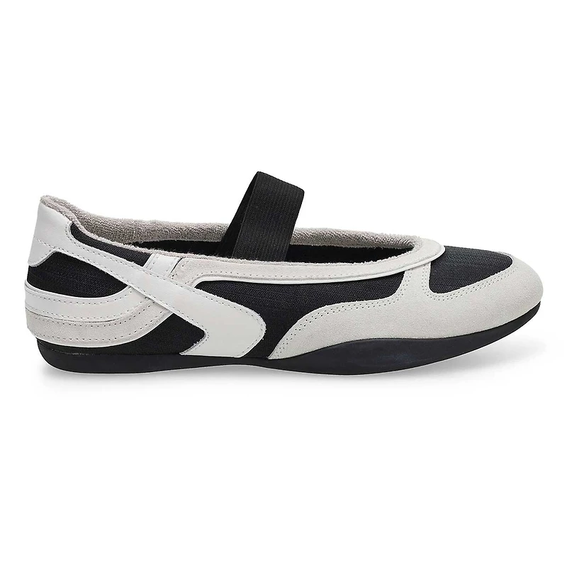 Basket Mary Jane LETTIE, noir/blanc, femmes