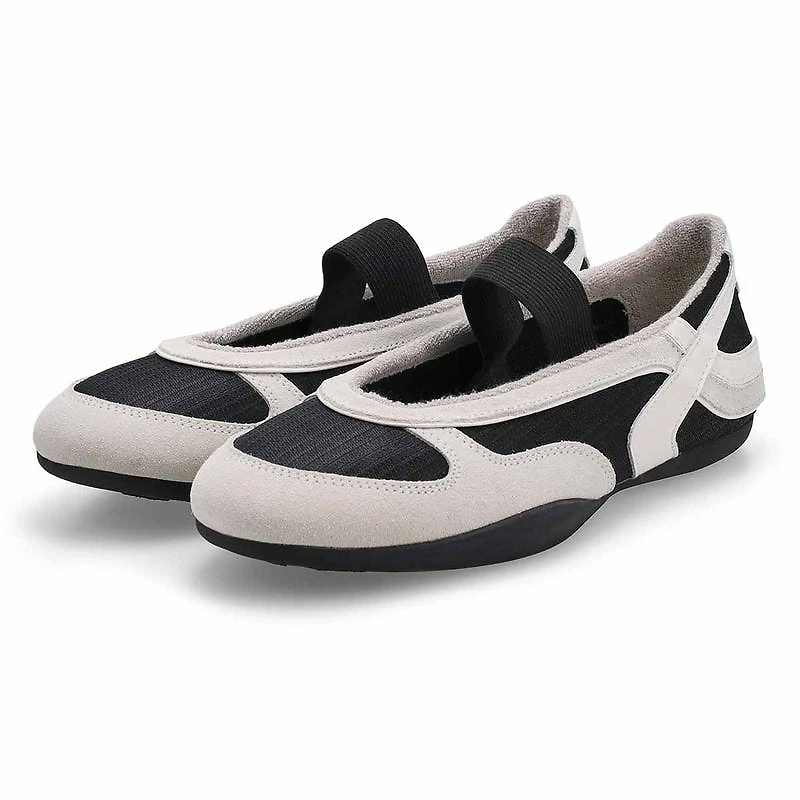 Basket Mary Jane LETTIE, noir/blanc, femmes