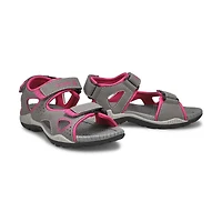 Sandale sport LOBSTER 2, gris fonc/rose, filles
