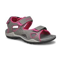 Sandale sport LOBSTER 2, gris fonc/rose, filles