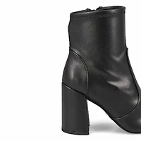 Women's Locole Heeled Ankle Boot - Black