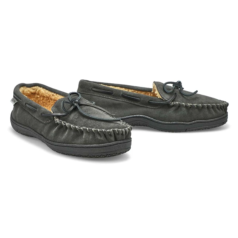 Men's Louie Lined Suede SoftMocs - Black