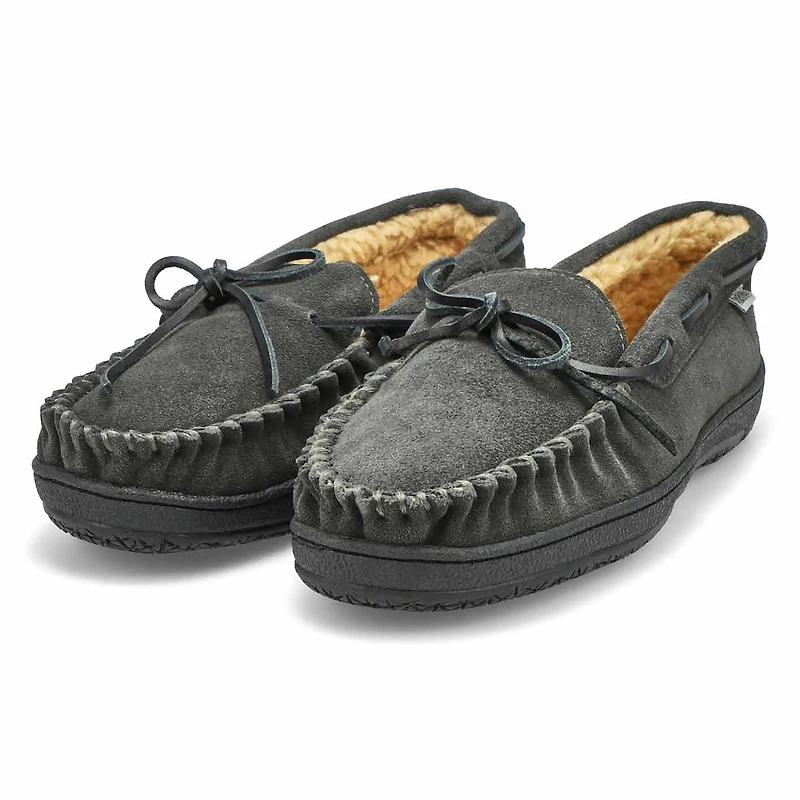 Men's Louie Lined Suede SoftMocs - Black