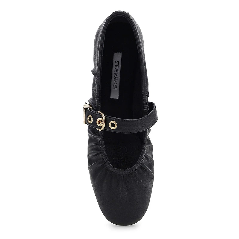 Women's Lucerne Mary Jane ballet flat black.
