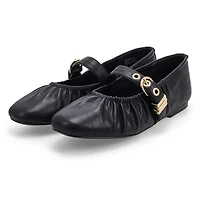 Ballerine Mary Jane Lucerne pour femme en noir.