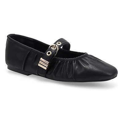 Women's Lucerne Mary Jane ballet flat black.