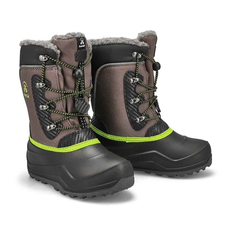 Botte d'hiver imperméable LUKE 4, noir, garçons