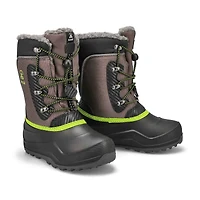Botte d'hiver imperméable LUKE 4, noir, garçons