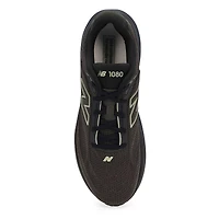 Men's 1080v15 Lace Up Performance Sneaker - Black/