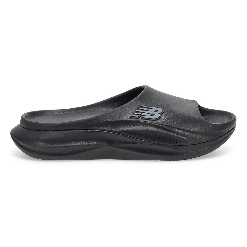 Sandale enfiler 6650, sel/matire grise, hommes