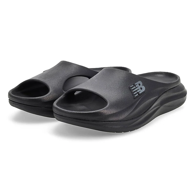 Sandale enfiler 6650, sel/matire grise, hommes
