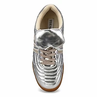 Women's Madrid Lace Up Fashion Sneaker - Silver