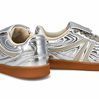 Women's Madrid Lace Up Fashion Sneaker - Silver