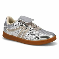Women's Madrid Lace Up Fashion Sneaker - Silver