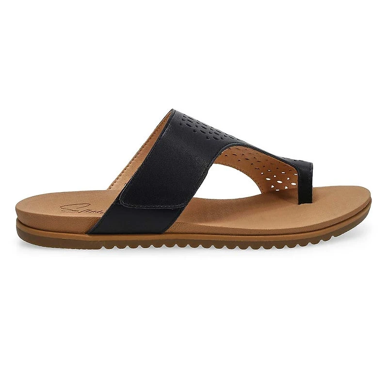 Women's Margot Casual Toe Loop Sandal - Black