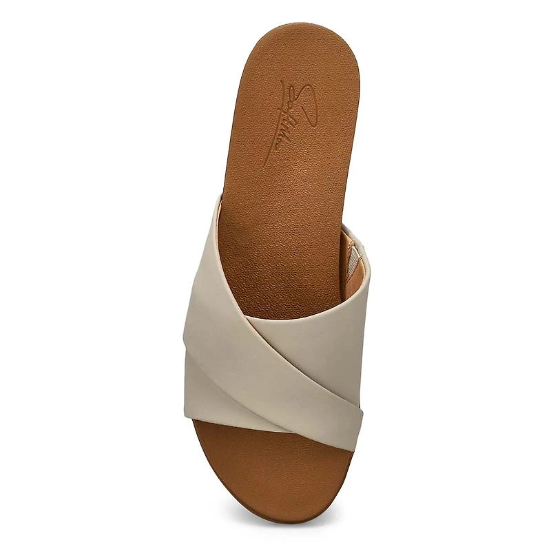 Claquette en cuir MARTI 2, noir, femmes