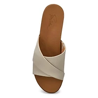 Claquette en cuir MARTI 2, noir, femmes