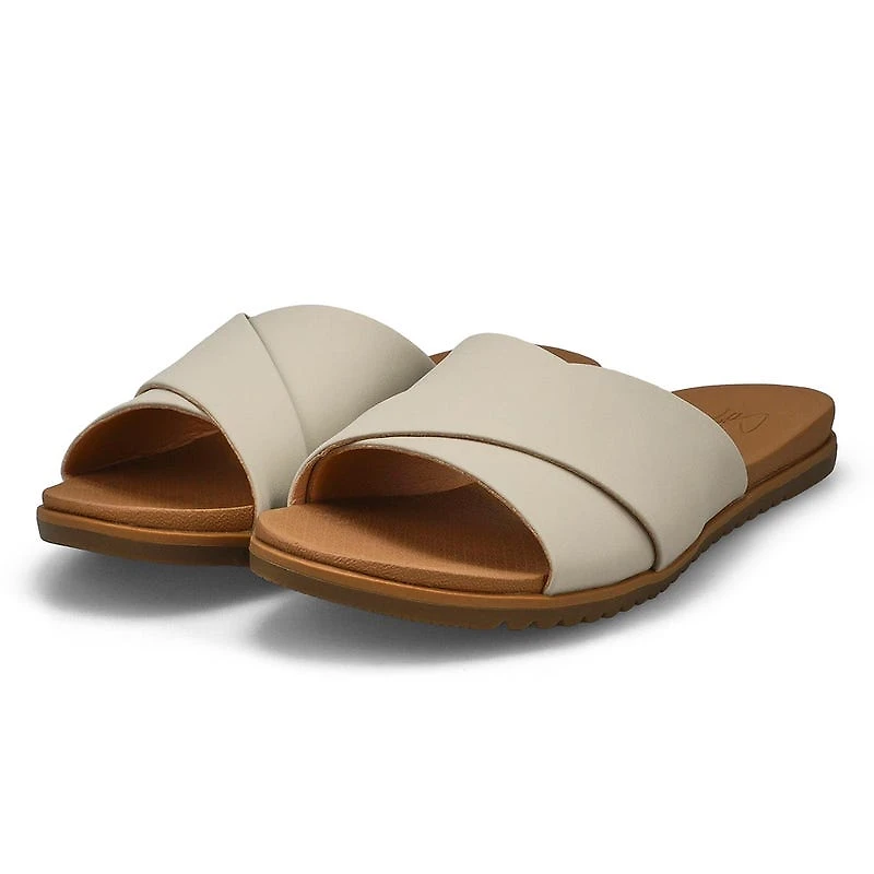 Claquette en cuir MARTI 2, noir, femmes