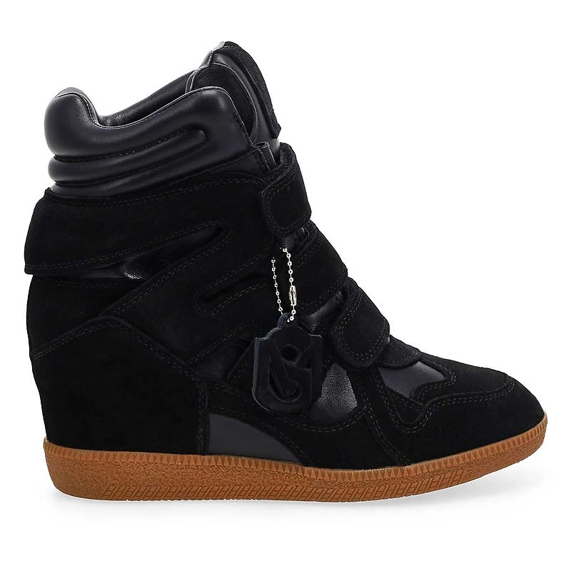Women's Mavis Wedge Sneaker - Black