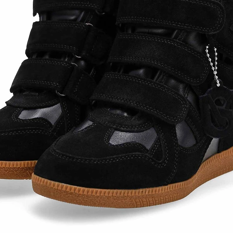 Women's Mavis Wedge Sneaker - Black