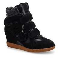 Women's  Mavis Wedge Sneaker - Black