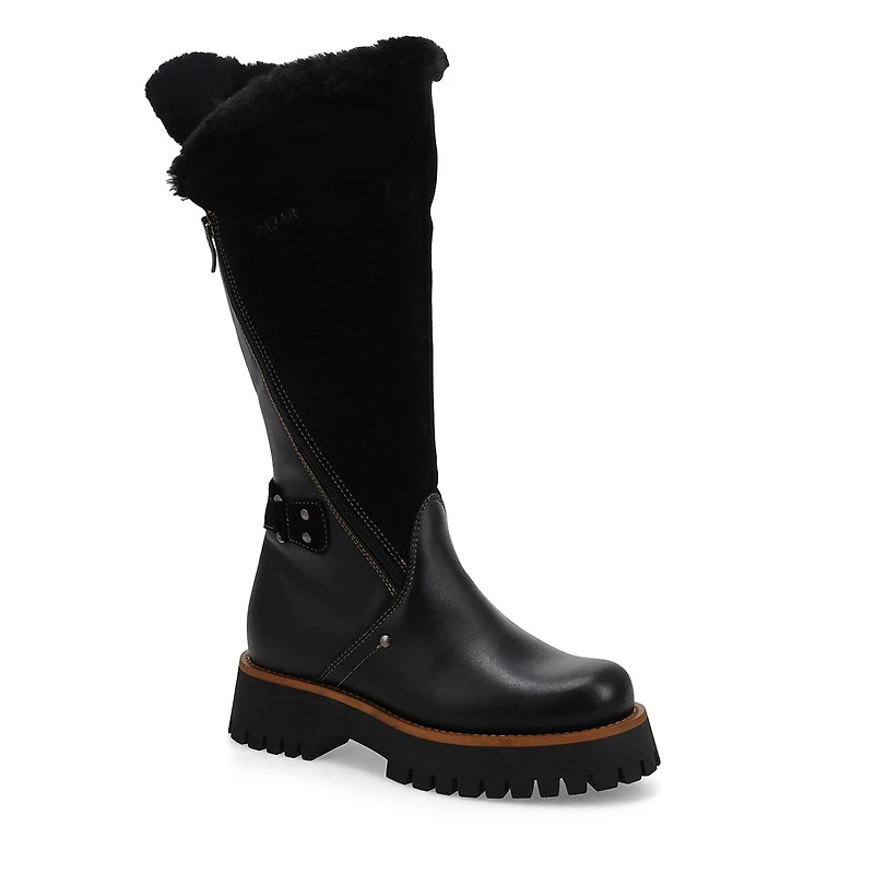 Women's Maya Waterproof Mid Calf Winter Boot - Bla