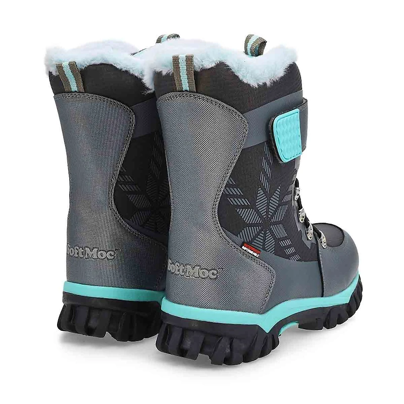 Botte d'hiver imperméable MIA, noir/violet, filles