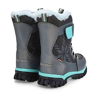 Botte d'hiver imperméable MIA, noir/violet, filles