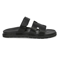 Men' s Mirko Slip On Casual Slide Sandal - Black