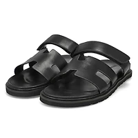 Men' s Mirko Slip On Casual Slide Sandal - Black