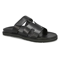 Men' s Mirko Slip On Casual Slide Sandal - Black