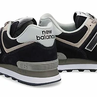 Men's 574 Lace Up Sneaker - Black/White