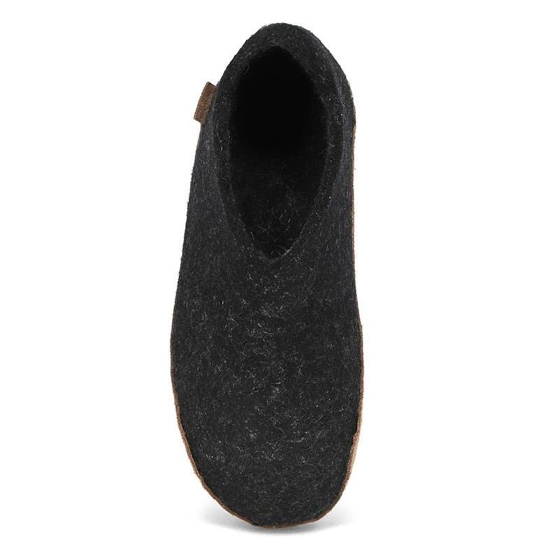Men's Model A Closed Back Slipper - Grey