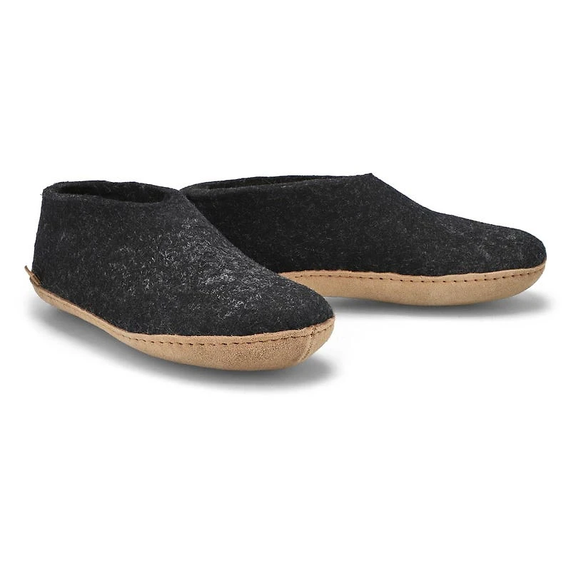 Men's Model A Closed Back Slipper - Grey
