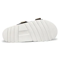 Women's Mysaria 2 Strap Leather Sandal - Black