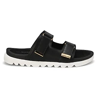 Women's Mysaria 2 Strap Leather Sandal - Black