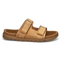 Women's Mysaria 2 Strap Leather Sandal - Black