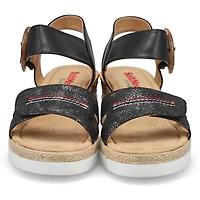 Women's Nadine 93 Vegan Wedge Sandal - Black/Multi