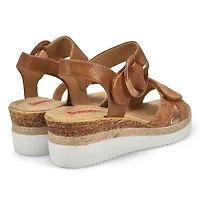 Sandale vgane compense NADINE 93, noir/multi, fe